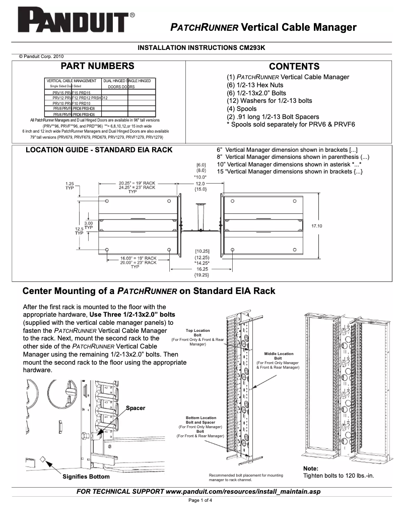 Imagen de la primera página del manual del dispositivo PRV896