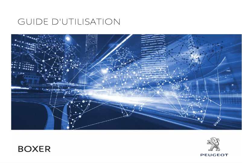 Page 1 de la notice Manuel utilisateur Peugeot Boxer (2018)