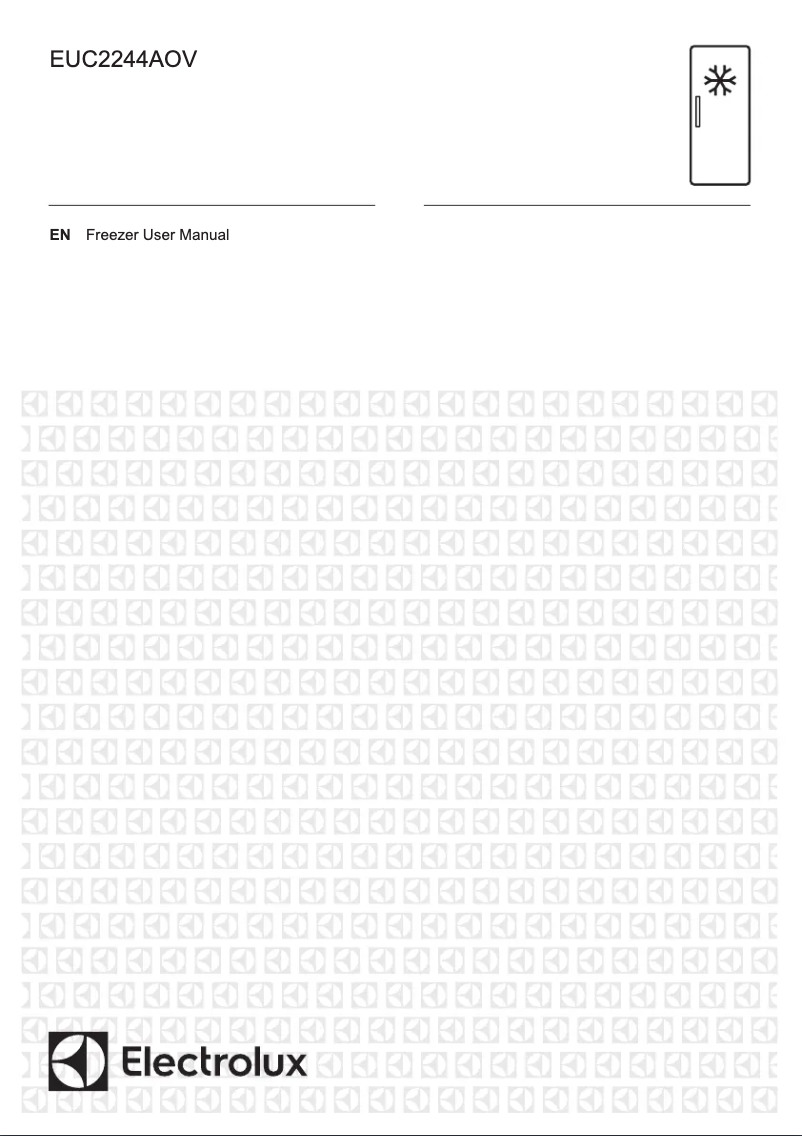 Image de la première page du manuel de l'appareil EUC2244AOV