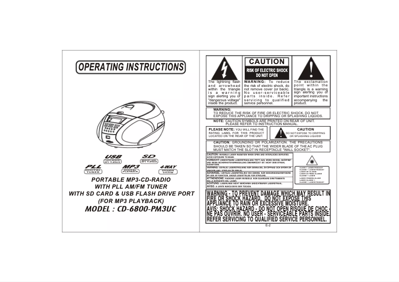 Page 1 de la notice Manuel utilisateur CMX CRC 7220
