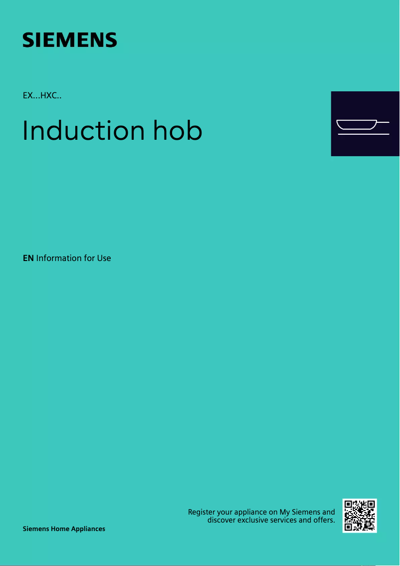 Page n°1 - Manuel utilisateur Siemens EX651HXC1E