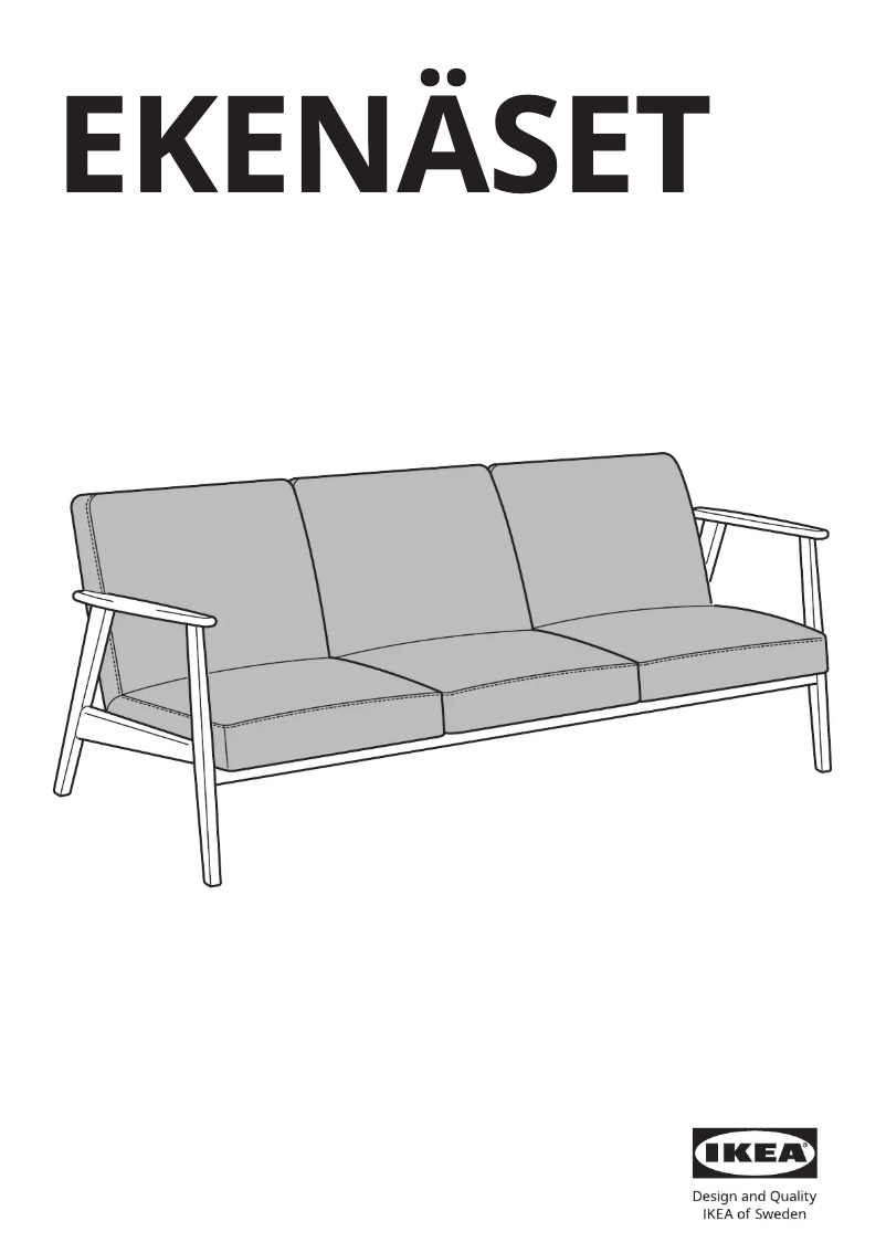 Image de la première page du manuel de l'appareil EKENÄSET 505.335.19