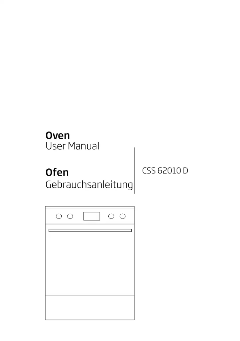 Image de la première page du manuel de l'appareil CSS 62010 D