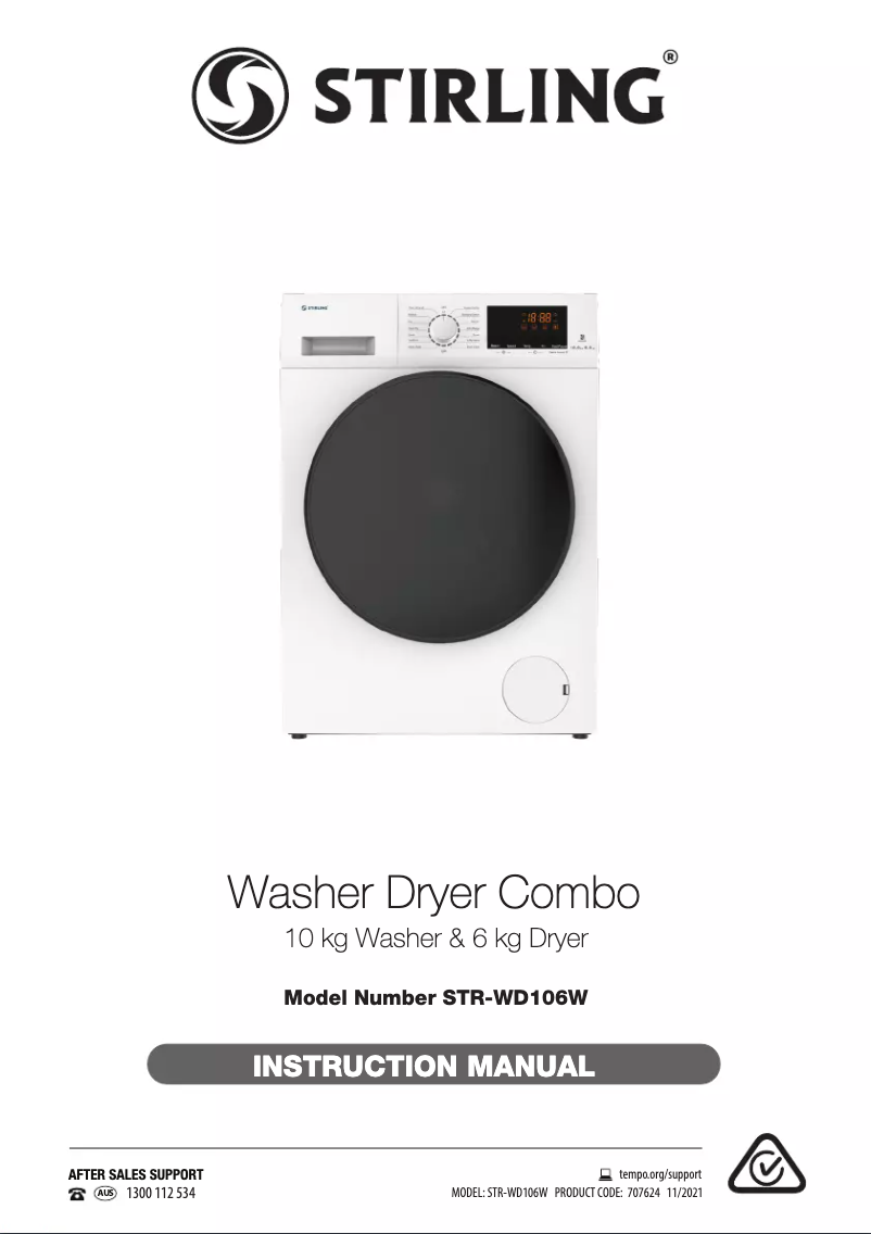 Page 1 of the manual User Manual Stirling STR-WD106W