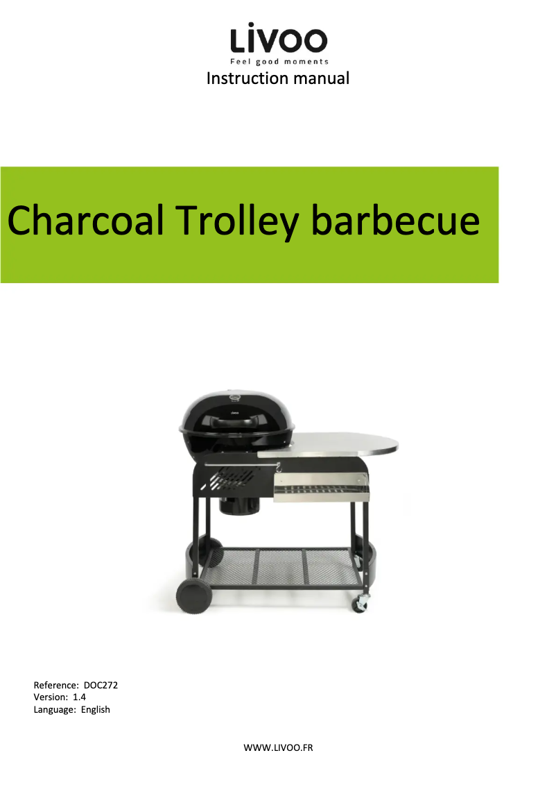 Image de la première page du manuel de l'appareil DOC272