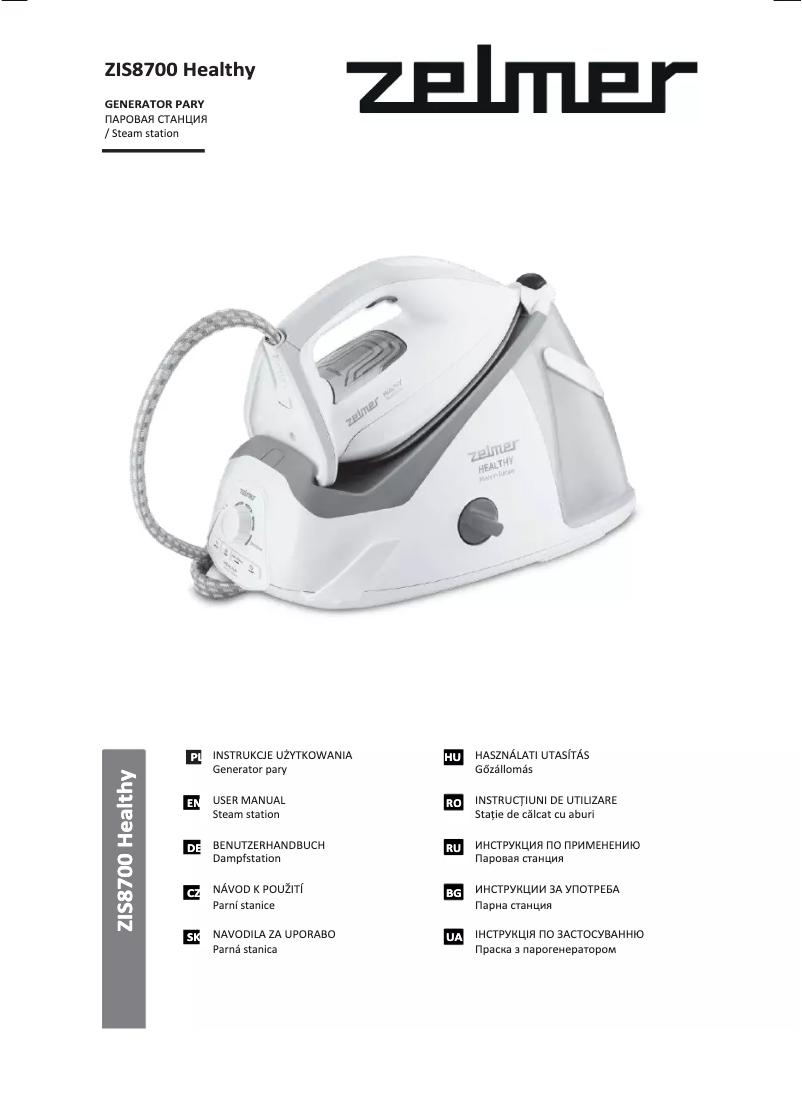 Page 1 de la notice Manuel utilisateur Zelmer ZIS8700 Healthy
