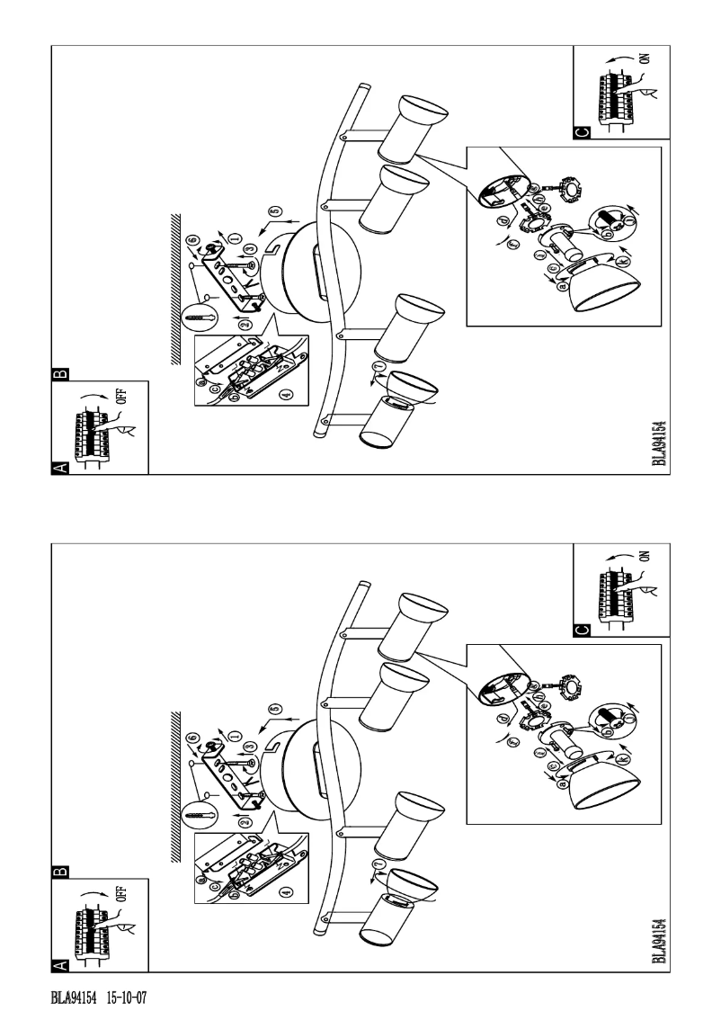 Page 1 de la notice Manuel utilisateur Eglo Dakar 5
