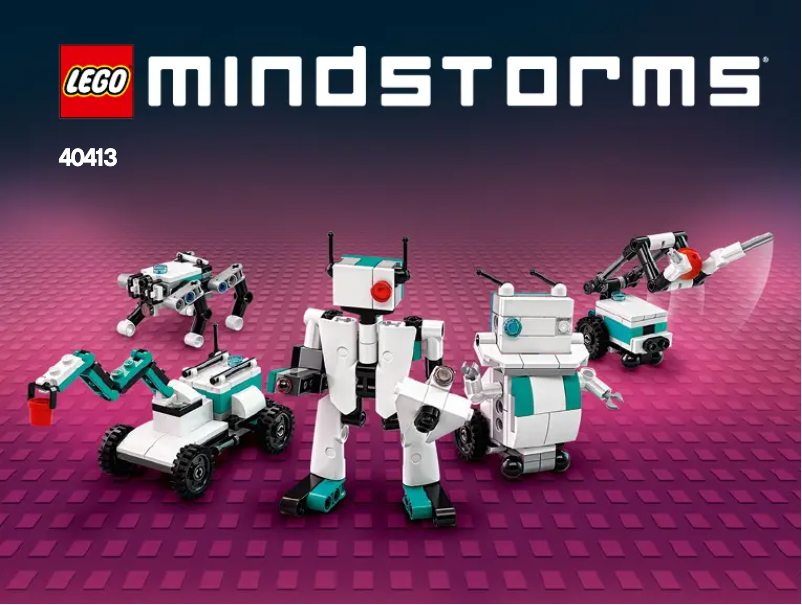 Page 1 de la notice Manuel utilisateur Lego Mindstorms 40413