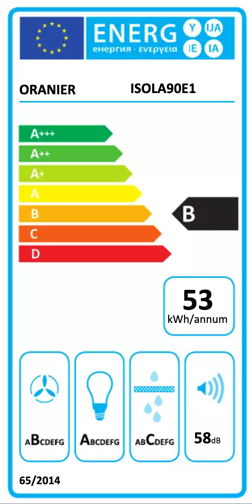 Page 1 de la notice Manuel utilisateur Oranier ISOLA90E1