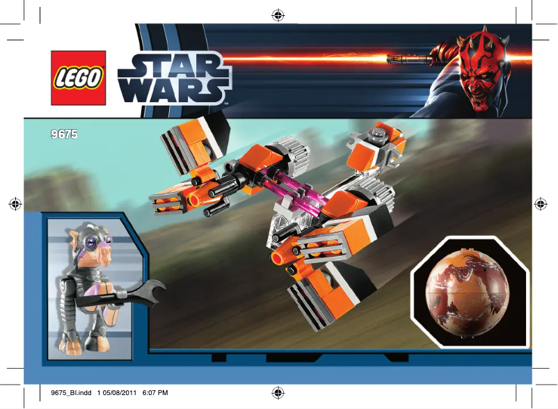 Page n°1 - Manuel utilisateur Lego Star Wars 9675