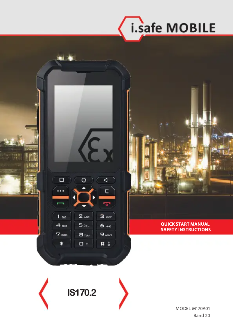 Page 1 de la notice Manuel utilisateur i.safe Mobile IS170.2