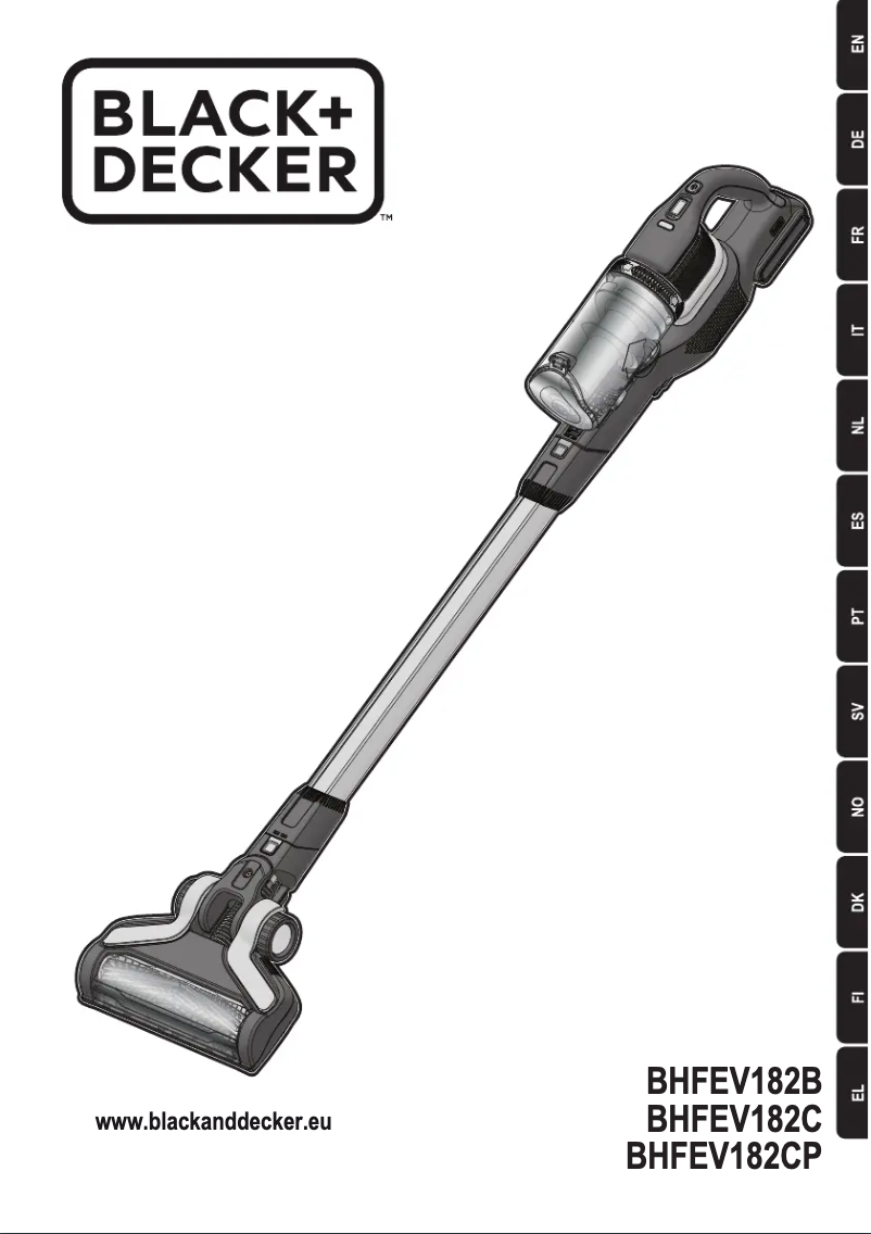 Page n°1 - Manuel utilisateur Black & Decker BHFEV182CP-QW