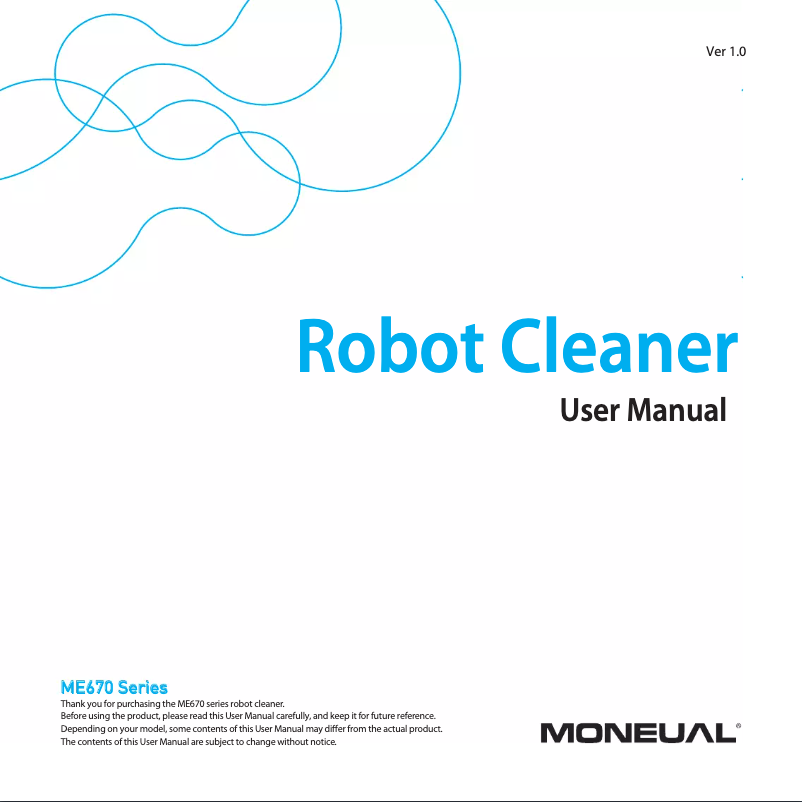 Page n°1 - Manuel utilisateur Moneual MR6500