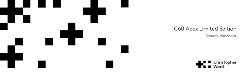 Page 1 de la notice Manuel utilisateur Christopher Ward C60 Apex Limited Edition