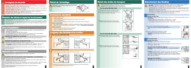 Page n°1 - Guide d'installation Siemens WS10X260FF