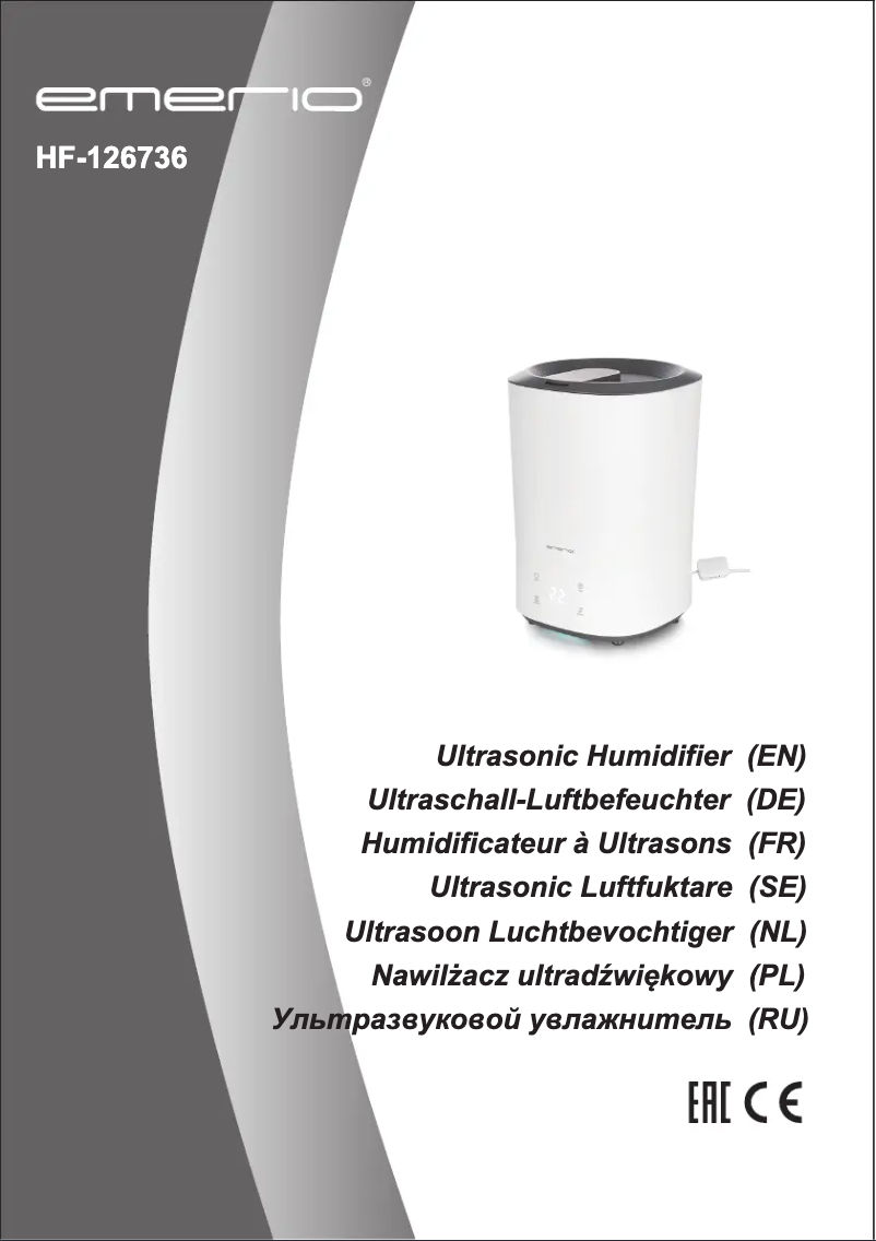 Page n°1 - Manuel utilisateur Emerio HF-126736