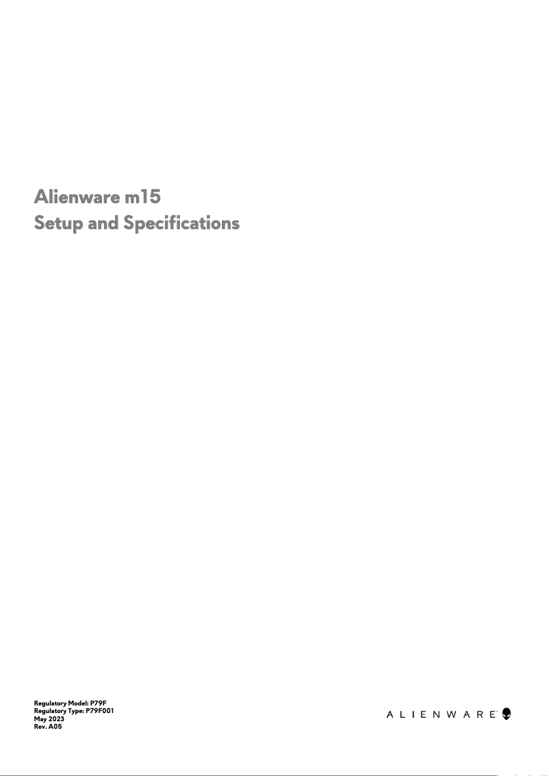 Image de la première page du manuel de l'appareil M15