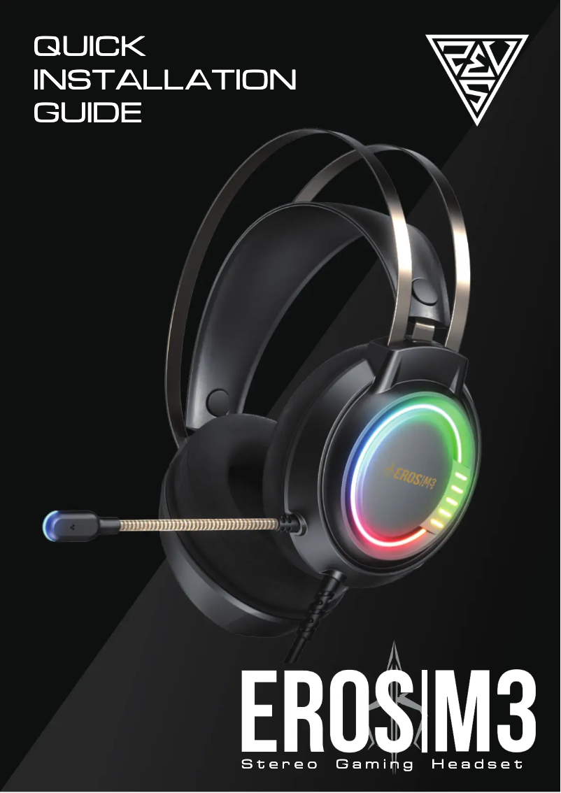 Page 1 de la notice Manuel utilisateur Gamdias Eros M3