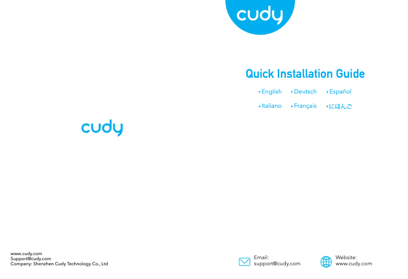 Page n°1 - Manuel utilisateur Cudy RE1200