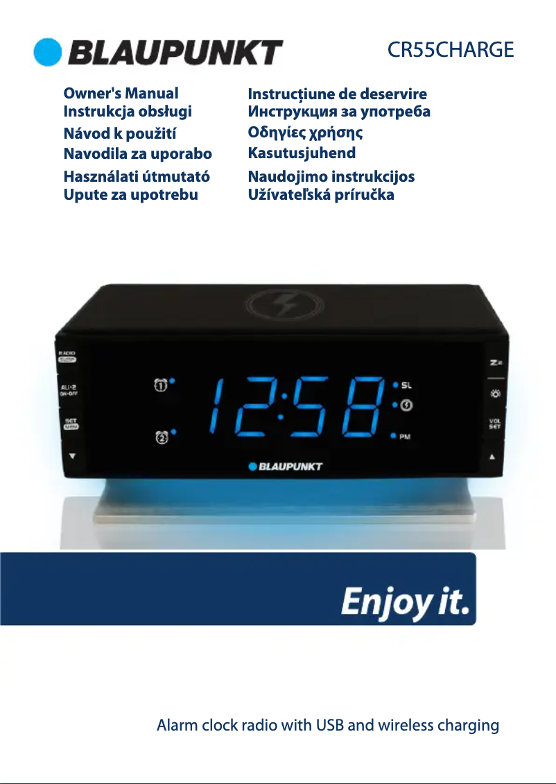 Page n°1 - Manuel utilisateur Blaupunkt CR55CHARGE