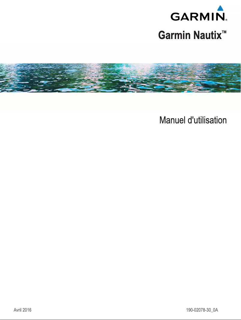 Image de la première page du manuel de l'appareil Nautix