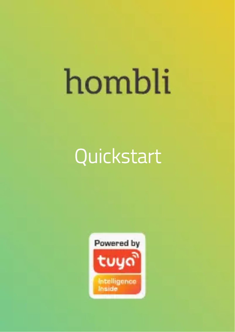 Page 1 de la notice Manuel utilisateur Hombli Chime