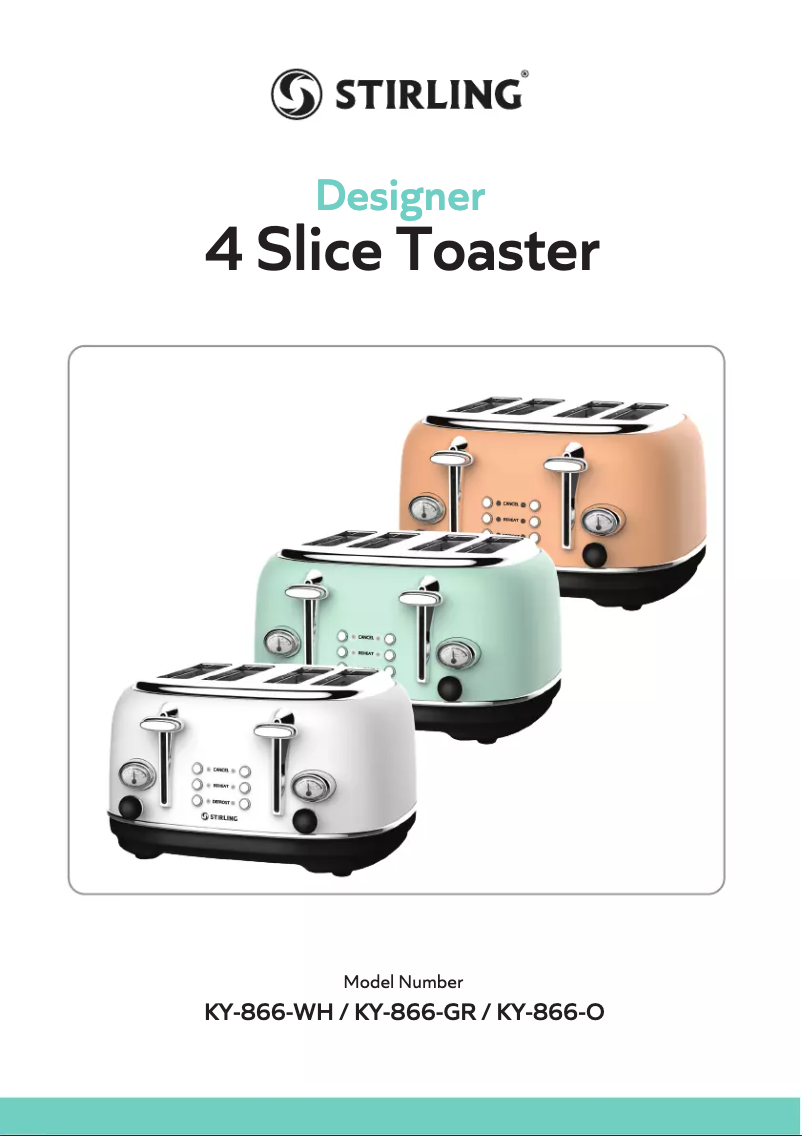 Page n°1 - Guide de démarrage rapide Stirling KY-866