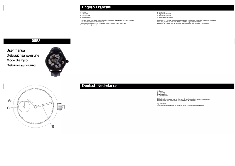 Página 1 del manual Manual de usuario Davis 0893