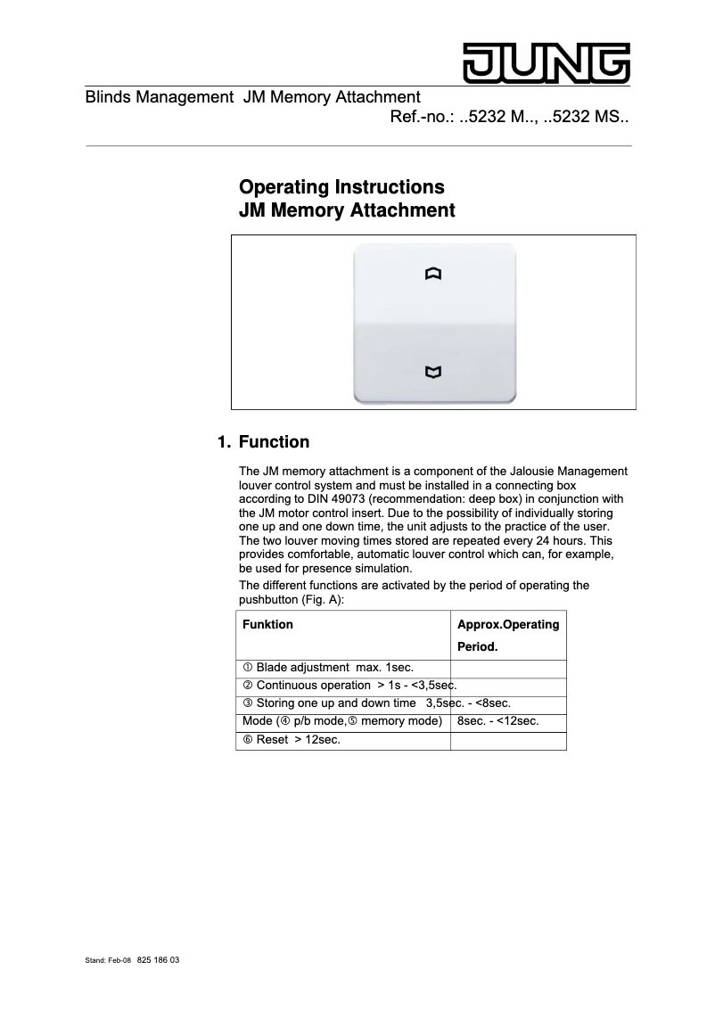 Imagen de la primera página del manual del dispositivo LS5232M
