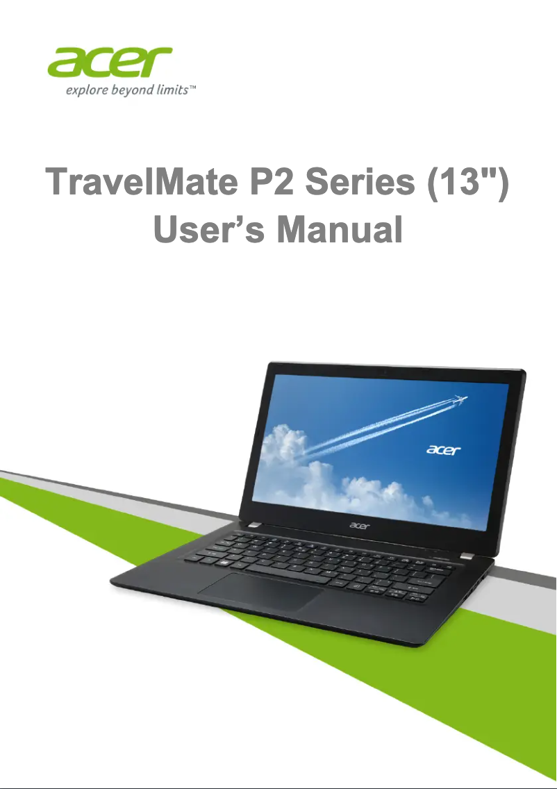 Página 1 del manual Manual de usuario Acer TravelMate P236