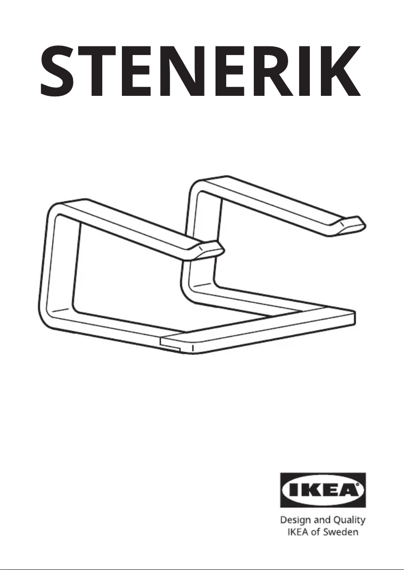 Page 1 de la notice Manuel utilisateur Ikea STENERIK 305.640.12