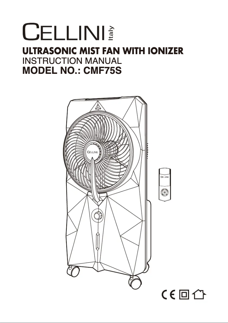 Page 1 de la notice Manuel utilisateur Cellini CMF75S
