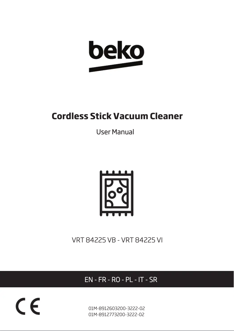 Page 1 de la notice Manuel utilisateur Beko VRT 84225 VB