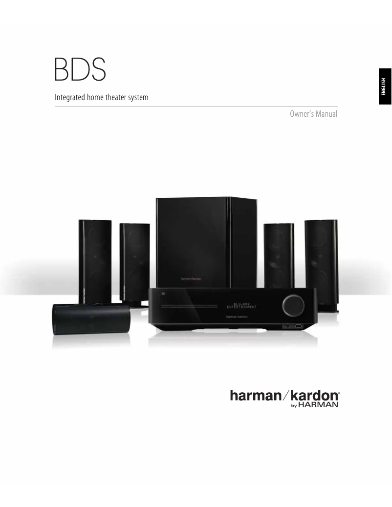 Página 1 del manual Manual de usuario Harman Kardon BDS 877