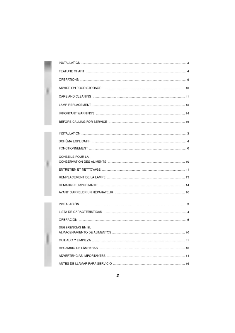 Image de la première page du manuel de l'appareil GR-392CV