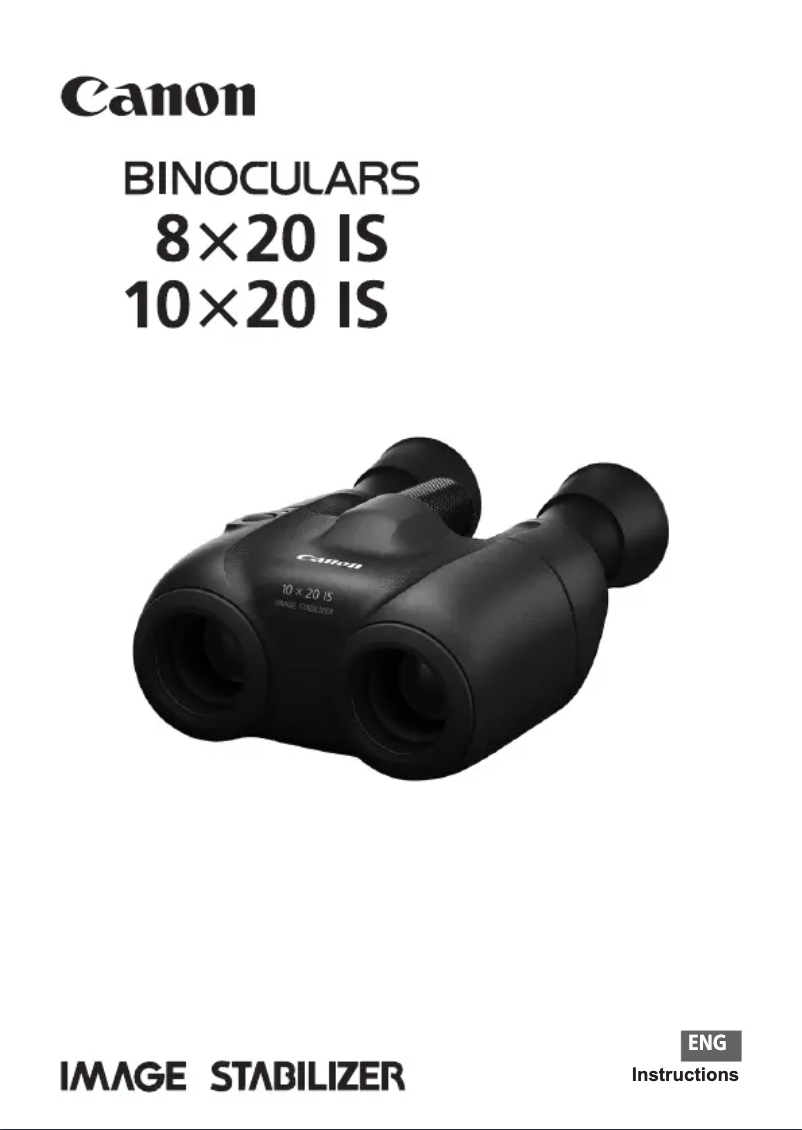 Page 1 de la notice Manuel utilisateur Canon 10x20 IS