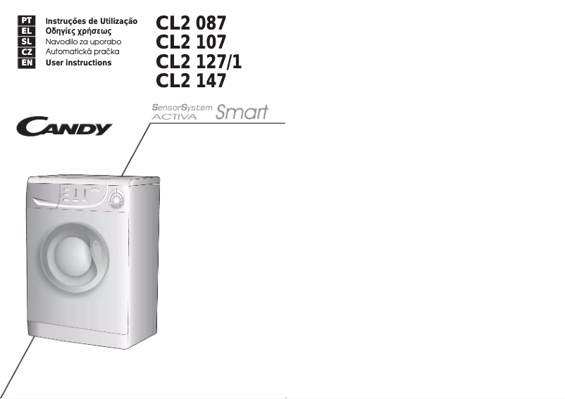 Page n°1 - Manuel utilisateur Candy Cl 2147
