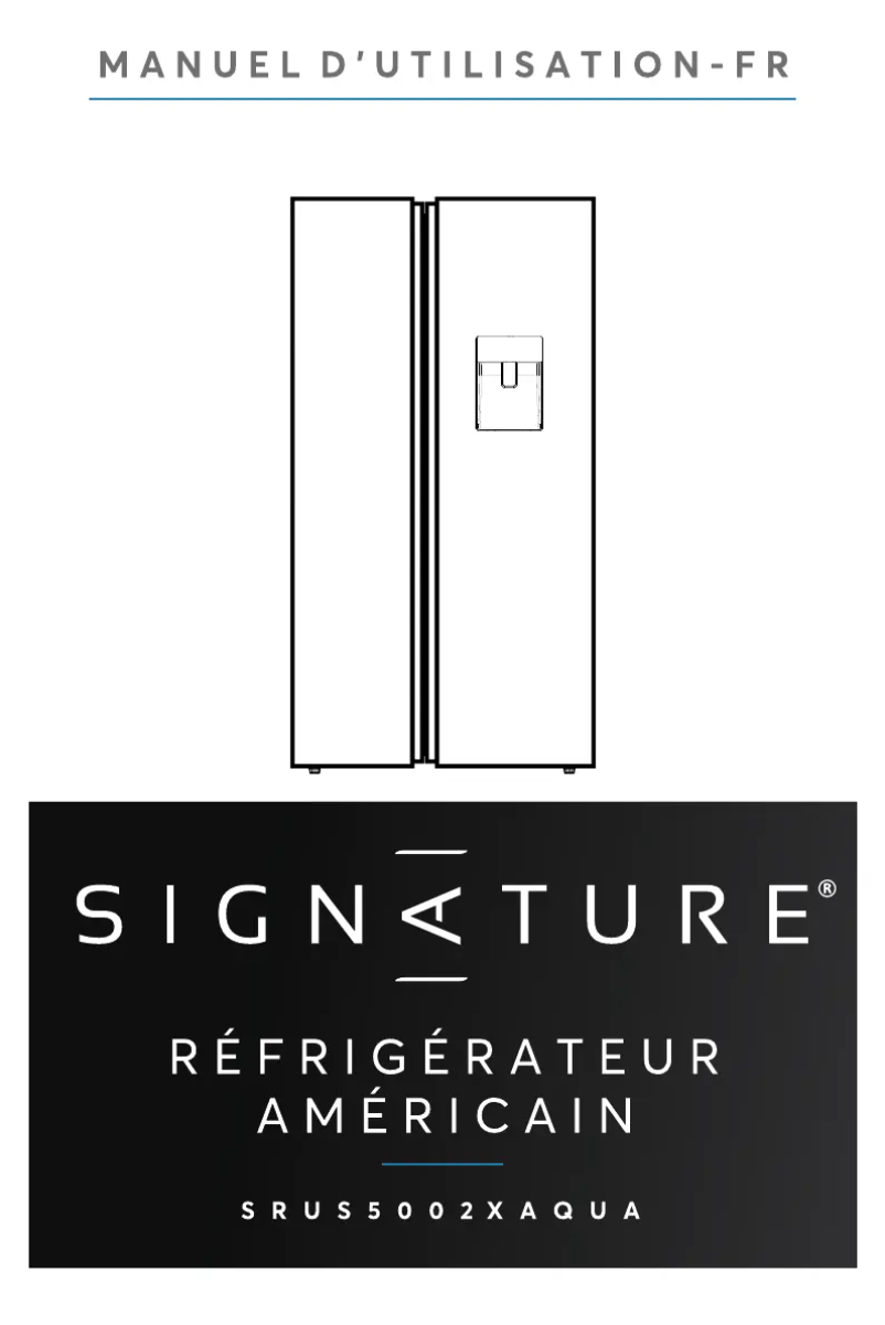 Página 1 del manual Manual de usuario Signature SRUS5002XAQUA