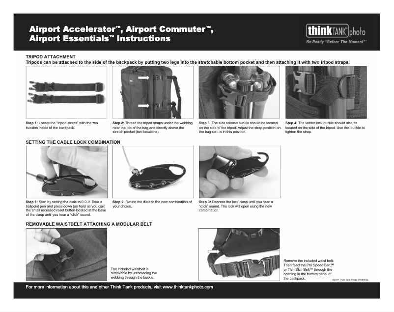 Page n°1 - Manuel utilisateur Think Tank Airport Accelerator