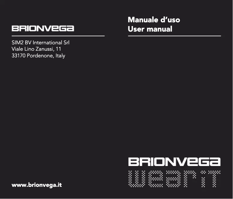 Page 1 de la notice Manuel utilisateur Brionvega TS 217