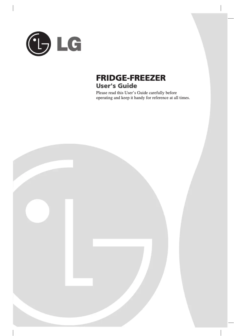 Page n°1 - Manuel utilisateur LG GC-B419BTQ