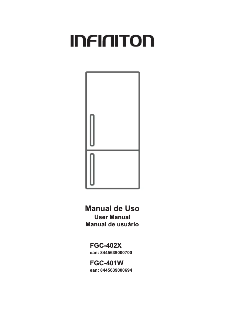 Image de la première page du manuel de l'appareil FGC-401W