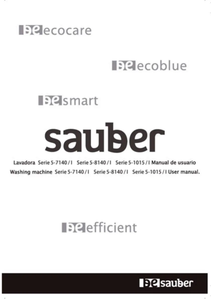 Page 1 de la notice Manuel utilisateur Sauber SERIE 5-1015I