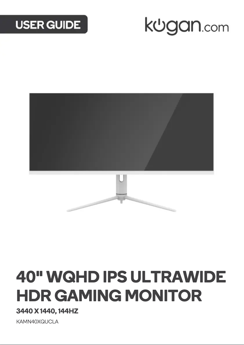 Page n°1 - Manuel utilisateur Kogan KAMN40XQUCLA