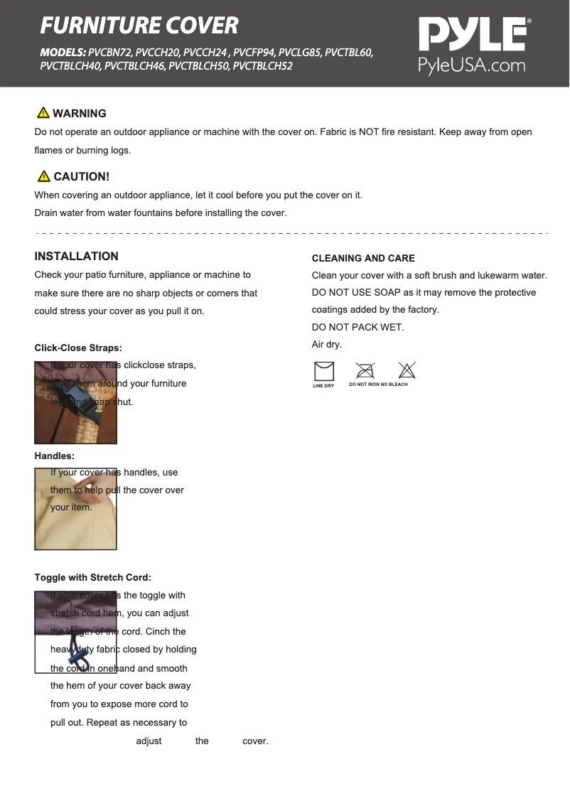 Página 1 del manual Manual de usuario Pyle PVCLG85