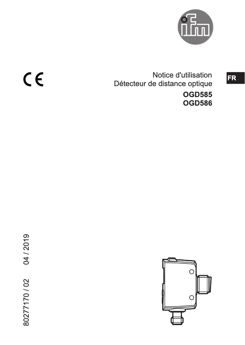 Image de la première page du manuel de l'appareil OGD586