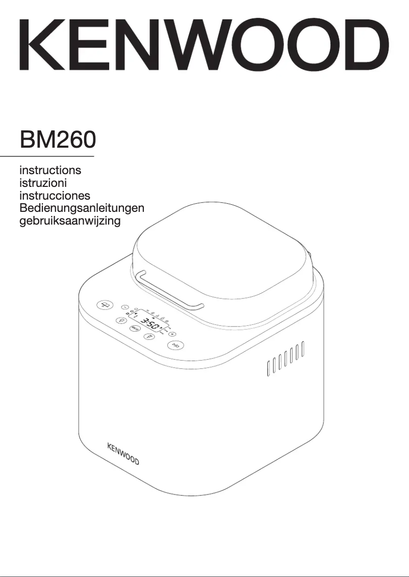 Page 1 de la notice Manuel utilisateur Kenwood BM260