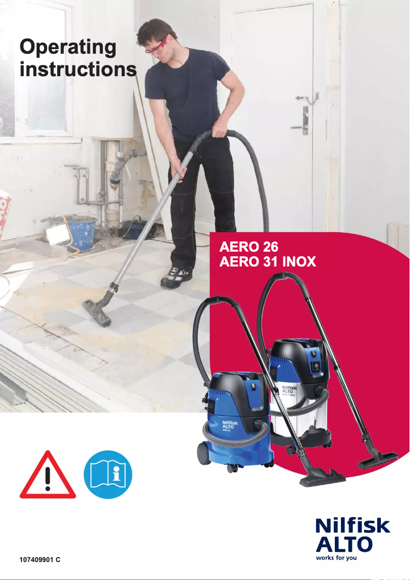 Page n°1 - Manuel utilisateur Nilfisk AERO 26-01 PC X