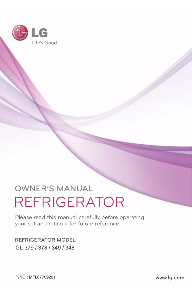 Page 1 de la notice Manuel utilisateur LG GL-348PEQE4