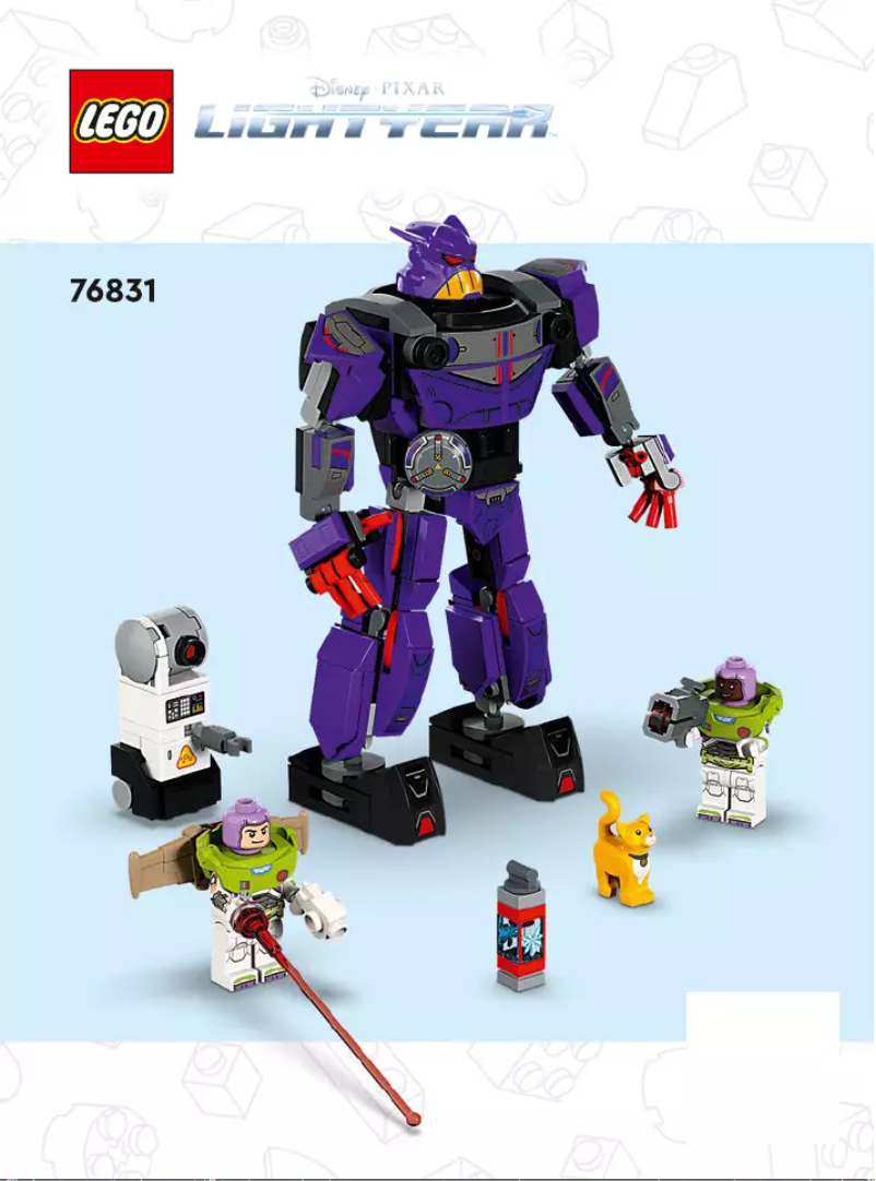 Page 1 de la notice Manuel utilisateur Lego Disney 76831